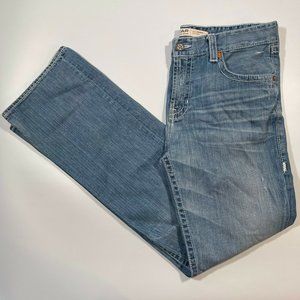 Big Star Mens Pioneer Boot Cut Denim Jeans Light Wash Size 38XL 38x36